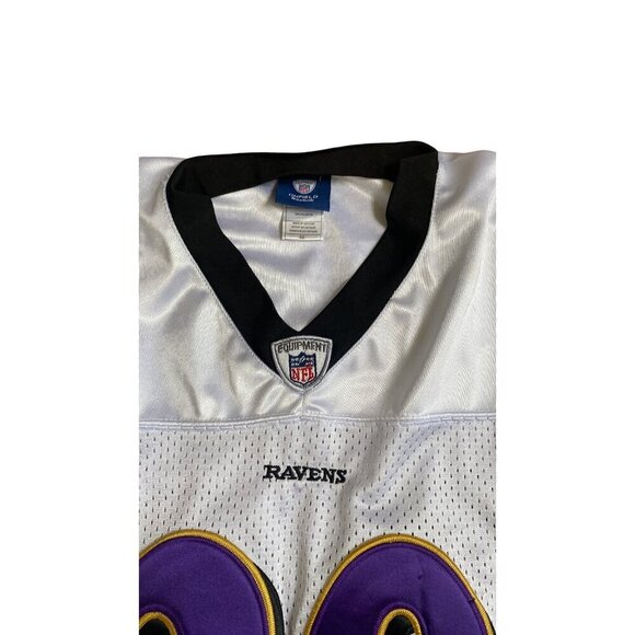 Vintage Reebok Baltimore Ravens Ed Reeds On Field Jersey sz 52 - Picture 7 of 10